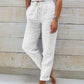 👖 50% RABATT! 🌿 Damenhose aus Baumwolle & Leinen – Elastischer Bund, atmungsaktiv & bequem – Perfekt für lässigen Sommer-Look ☀️