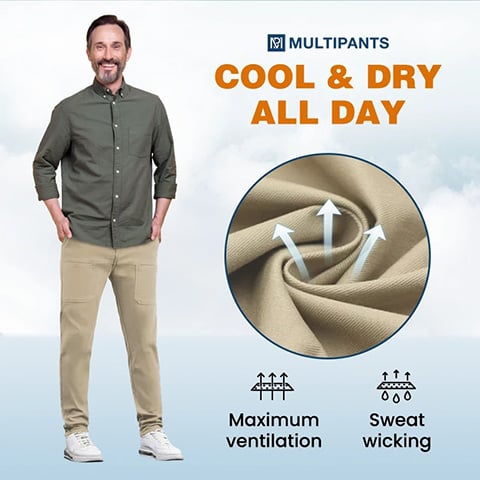 🔥Maximal 70 % Rabatt🥰 MultiPants – Strapazierfähige Cargohose mit hoher Elastizität und mehreren Taschen