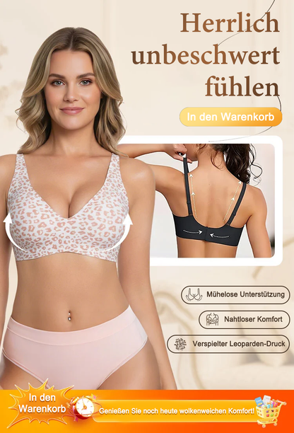 🔥Heute -50%!💕👙Nahtloser, kabelloser Push-up-BH für Damen – Tiefes V