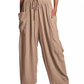 👖Freizeithose aus Leinen mit weitem Bein für Damen