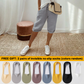 ⏳Zeitlich begrenztes Sonderangebot: €11.99  mit GRATIS-GESCHENK!!🎁Lässige Caprihose aus Baumwoll-Leinen für Damen