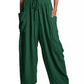 👖Freizeithose aus Leinen mit weitem Bein für Damen