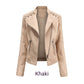 😍Maximal 50 % Rabatt!🏆Trendige Damen-PU-Lederjacke✨kostenlose Lieferung