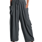 👖Freizeithose aus Leinen mit weitem Bein für Damen