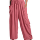 👖Freizeithose aus Leinen mit weitem Bein für Damen