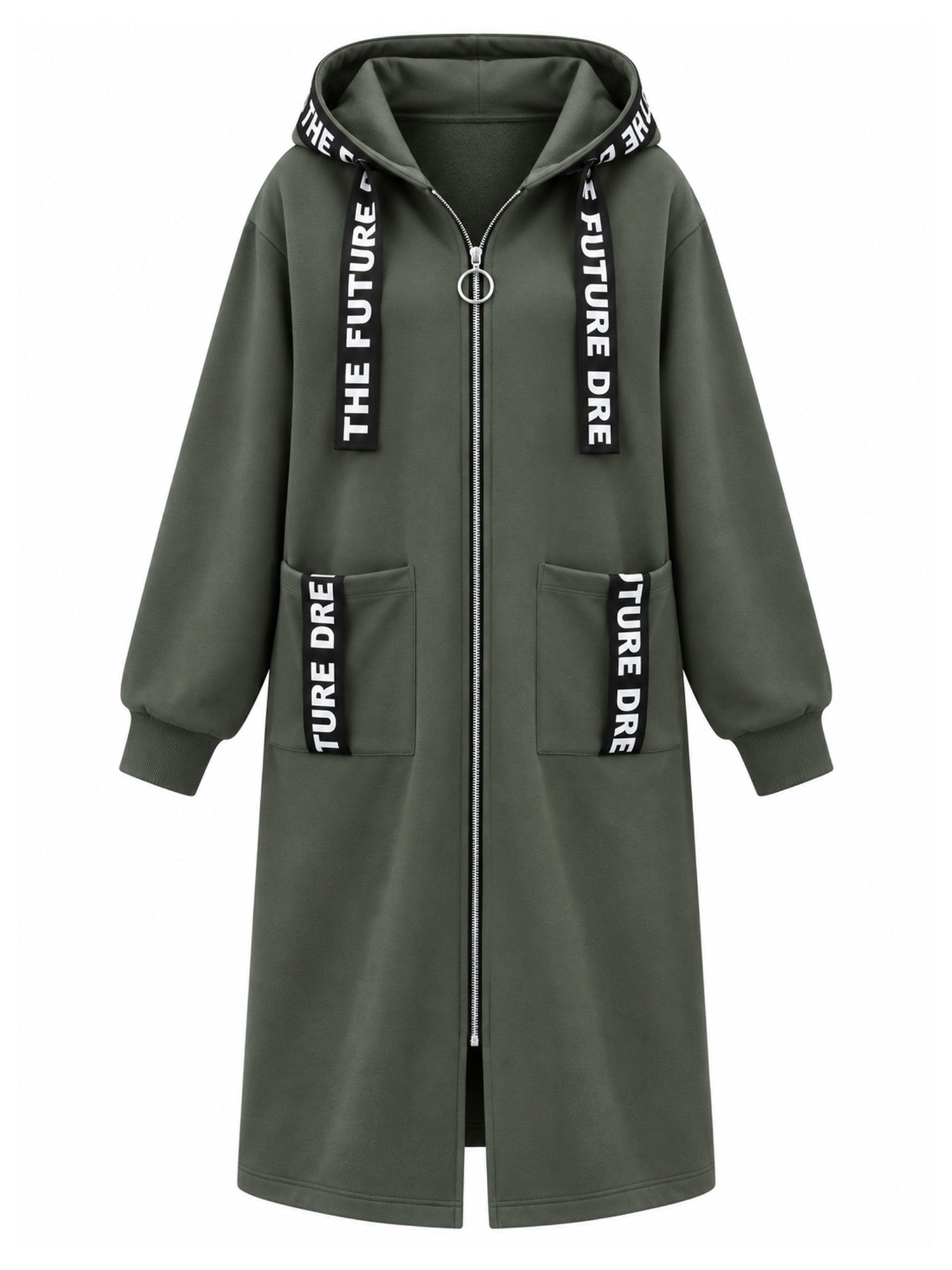 💃Oversize-Kapuzen-Sweatshirt-Mantel für Damen