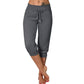 💥 SOMMER DEAL: -50% 🌸 Damen 3/4 Jogginghose 👖 weicher Strick, Kordelzug & praktische Taschen – ideal für Sport & Alltag 🏃‍♀️