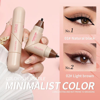 💞LETZTER TAG – KAUF 1, ERHALTE 1 GRATIS💞Integrierter rotierender Eyeliner-Stempelstift