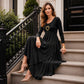 🏆👗 Tiered Midi Dress with Heart Accent – Figurschmeichelndes A-Linien-Design, luftiger Stoff & süßes Herzdetail – Perfekt für Reise & Feiern versandfrei