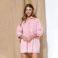 Frauen Button-down Denim Shirt Kleid