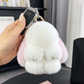 Handgemachte weiche Bunny PomPom-Anhänger