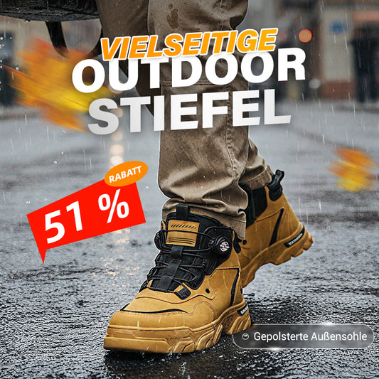 Arbeitsschuhe für Herren im Freien mit drehbarer Schnalle