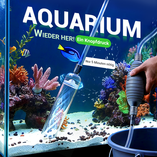 Siphon-Bodenreiniger für Aquarien