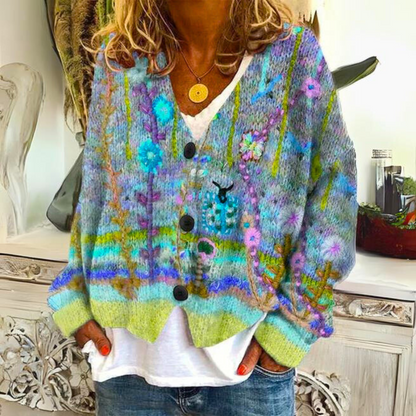 Warmes und modisches Strickjacke