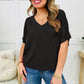 🎉Sommer Neuankömmlinge💥 Ultimate Comfort Style Damen V-Ausschnitt Sommer T-Shirt