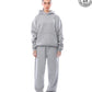 Unisex-Set aus einfarbigen Oversize-Hoodies und Jogginghosen