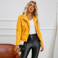 😍Maximal 50 % Rabatt!🏆Trendige Damen-PU-Lederjacke✨kostenlose Lieferung