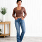 🍂Heiliger Gral Bauchfreie Bootcut-Jeans👖💥Befristetes Angebot: 50% Rabatt auf Bestellungen