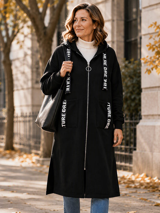 💃Oversize-Kapuzen-Sweatshirt-Mantel für Damen