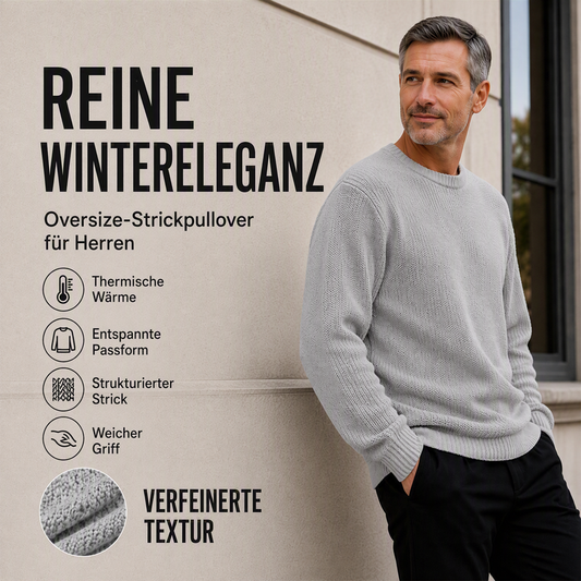 💎🌟 Top-bewertet – Herrenpullover mit Rundhals – klassisch und stylisch