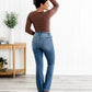 🍂Heiliger Gral Bauchfreie Bootcut-Jeans👖💥Befristetes Angebot: 50% Rabatt auf Bestellungen