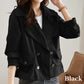 Kurzer modischer Trenchcoat im koreanischen Stil