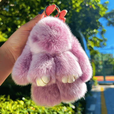 🔥Solange der Vorrat reicht 50 % Rabatt!🎉Handgemachte weiche Bunny PomPom-Anhänger