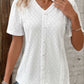🎁 Hot Sale 49% RABATT ⏳ Neue Damen-Bluse mit kurzen Ärmeln 🔥 Oster-Rabattaktion!