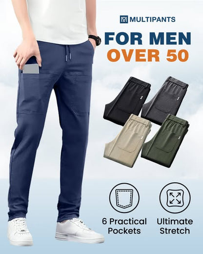 🔥MultiPants – strapazierfähige Cargohose mit hoher Elastizität und mehreren Taschen👖