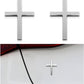 🚗✝️ Metallischer 3D-Kreuz-Aufkleber zur Selbstklebung für Kratzer am Auto