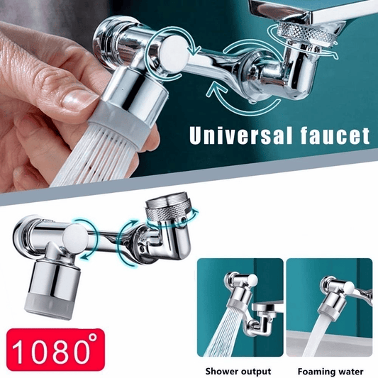 💧Wasserhahn mit rotierendem Roboterarm 1080° (Universalmodell)