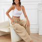 👖Freizeithose aus Leinen mit weitem Bein für Damen