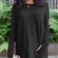🎁Heißer Verkauf 49% RABATT⏳Langarm-Daumenloch-Pullover-Taschentunika🌹🌟