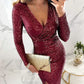 💕Elegantes Sexy Paillettenkleid im Bodycon-Stil✨
