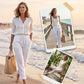 👖 50% RABATT! 🌿 Damenhose aus Baumwolle & Leinen – Elastischer Bund, atmungsaktiv & bequem – Perfekt für lässigen Sommer-Look ☀️