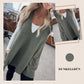 🌟Bestseller reduziert! Nur diese Woche!🌟👗Damen-Strickweste mit V-Ausschnitt
