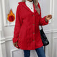 🎅 Festliche Vorratssale🧥Damen warme Jacke mit Kapuze und Rautenmuster🎁