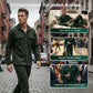 🏃‍♀️ Es wird im Akkord weggeschnappt – zögern Sie nicht！🔥Herren-Set aus Waffel-Button-Down-Jacke und Hose