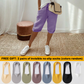 ⏳Zeitlich begrenztes Sonderangebot: €11.99  mit GRATIS-GESCHENK!!🎁Lässige Caprihose aus Baumwoll-Leinen für Damen