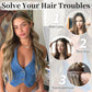 💖Hot Sales dieser Woche - 50% OFF🤩Damen Perücke mit Farbverlauf, langes gewelltes Haar, einteilig mit verstellbarer Passform