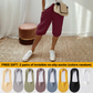 ⏳Zeitlich begrenztes Sonderangebot: €11.99  mit GRATIS-GESCHENK!!🎁Lässige Caprihose aus Baumwoll-Leinen für Damen