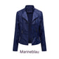 😍Maximal 50 % Rabatt!🏆Trendige Damen-PU-Lederjacke✨kostenlose Lieferung