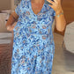 🌷Neuheiten im Frühjahr 2026 🌷Kleid mit Blumendruck und V-Ausschnitt