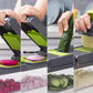 ⏰ Letzte Welle – Lager fast leer – 50% endet jederzeit！15 Stk. – 1 Set 🧑‍🍳 Multifunktionaler Obst- und Gemüseschneider