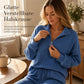 🧶 2-teiliges Damen-Set aus Strickpullover & weiten Hosen – Weich, bequem & immer passend – Jetzt 50% Rabatt!