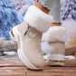 Plüschige, warme, höhenverstärkende Stiefeletten für Damen, ein Must-have für Herbst und Winter, modische, bequeme und vielseitige Schuhe🥰