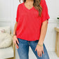 🎉Sommer Neuankömmlinge💥 Ultimate Comfort Style Damen V-Ausschnitt Sommer T-Shirt
