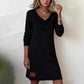 📢 Befristetes Angebot 50% RABATT 👗 Damen Langarm-Knittkleid mit Schal-Ausschnitt – Weicher Stoff & schmeichelhafte Silhouette ✅ | Gemütliche Eleganz & vielseitiger Winterstil ✨