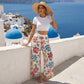 👖 🌸 Damens Palazzo-Hose mit Blumenprint & weitem Bein – Bequem, luftig & perfekt für warme Tage ✨