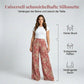 👖 🌸 Damens Palazzo-Hose mit Blumenprint & weitem Bein – Bequem, luftig & perfekt für warme Tage ✨
